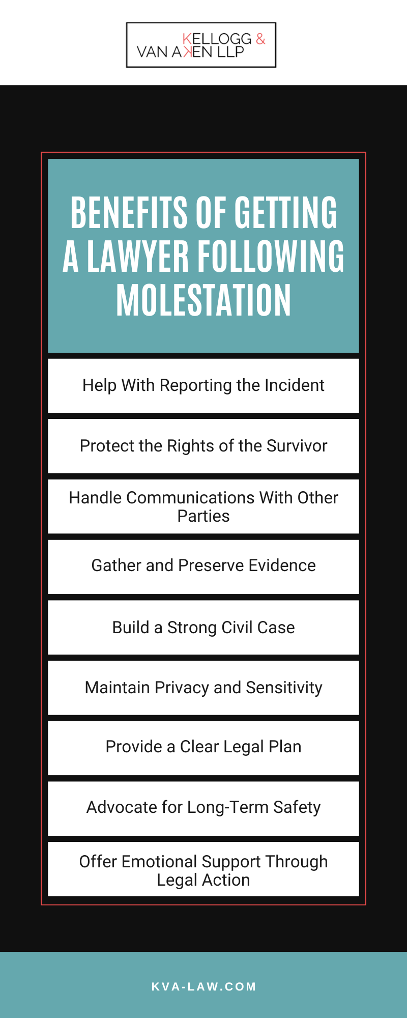 Benefits Of Getting A Lawyer Following Molestation Infographic